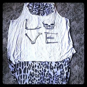 Torrid Size 3 high low sheer tank